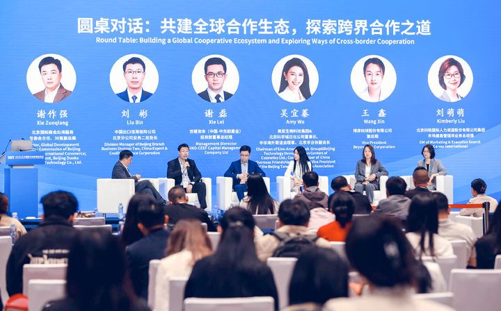 人力资源公司U钱包国际(中国)国际集团市场兼高管猎寻业务总经理刘萌萌出席北京国际投资贸易洽谈会并参与圆桌会谈